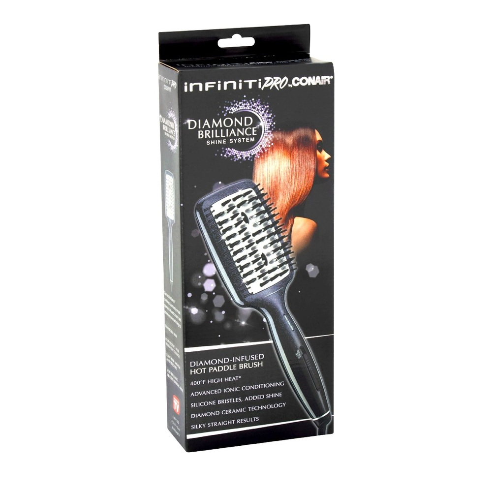 Conair Infiniti PRO Diamond Brilliance Hot Paddle Brush